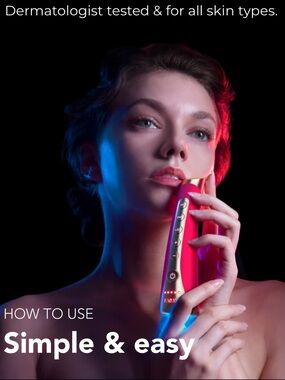 NEW Pink FOREO FAQ 102 EMS RF real frequency Skin Toning handheld
